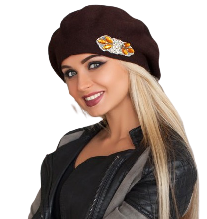 

Берет женский Braxton 5088 56-59 коричневый