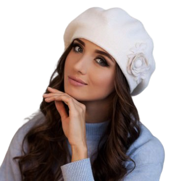 

Берет женский Braxton 5087 56-59 белый