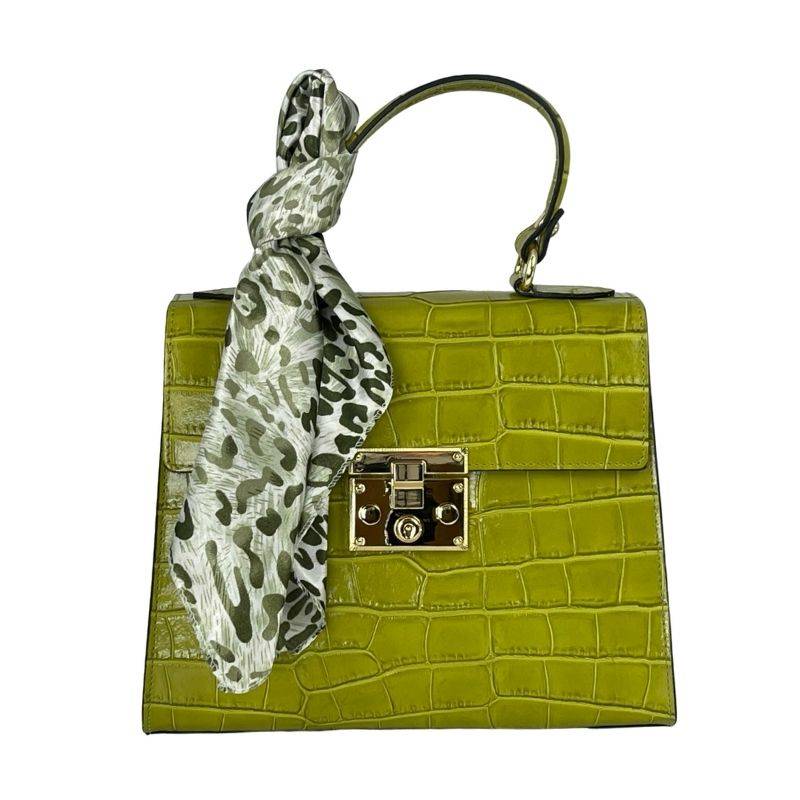 

Сумка женская кожаная Genuine Leather 85123CC горчичная, бордовый