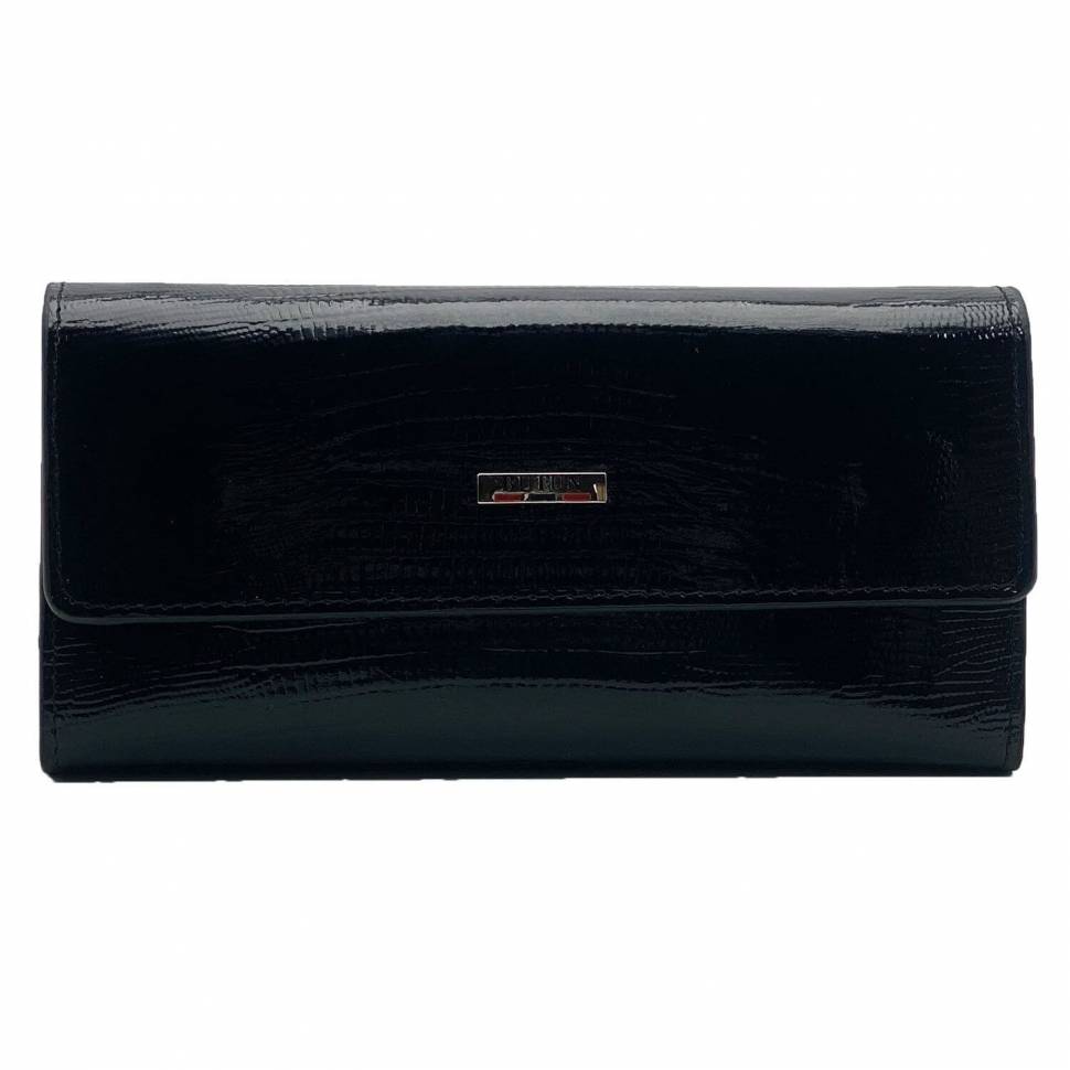 

Кошелек женский кожаный Butun 589-005 039 черный (красный внутри), черный