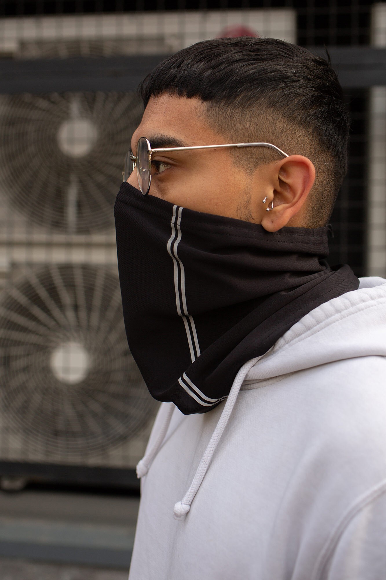 

Шарф Снуд Without с Рисунком Line Reflective Black