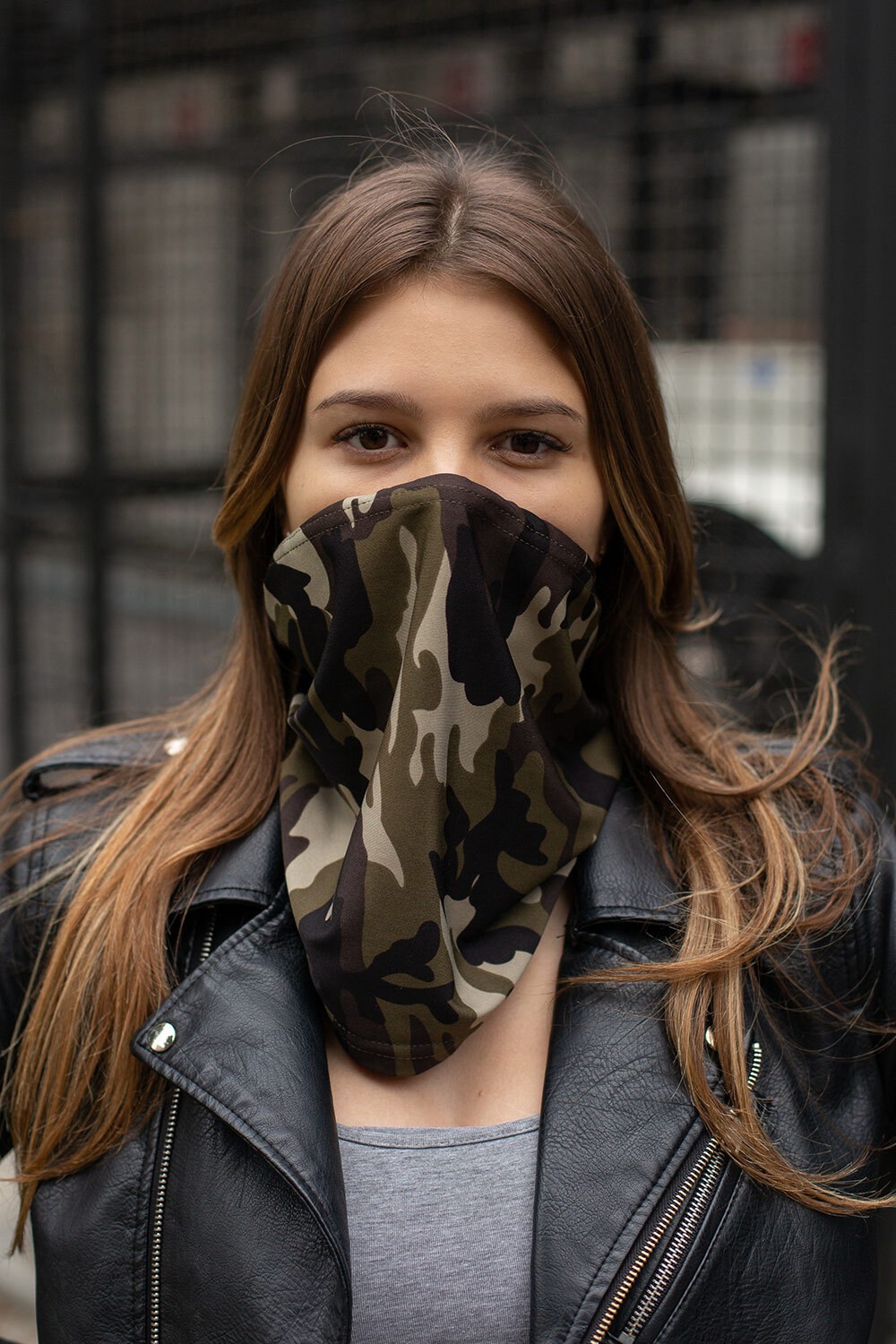 

Шарф Снуд Without с Рисунком Forest Woman Black