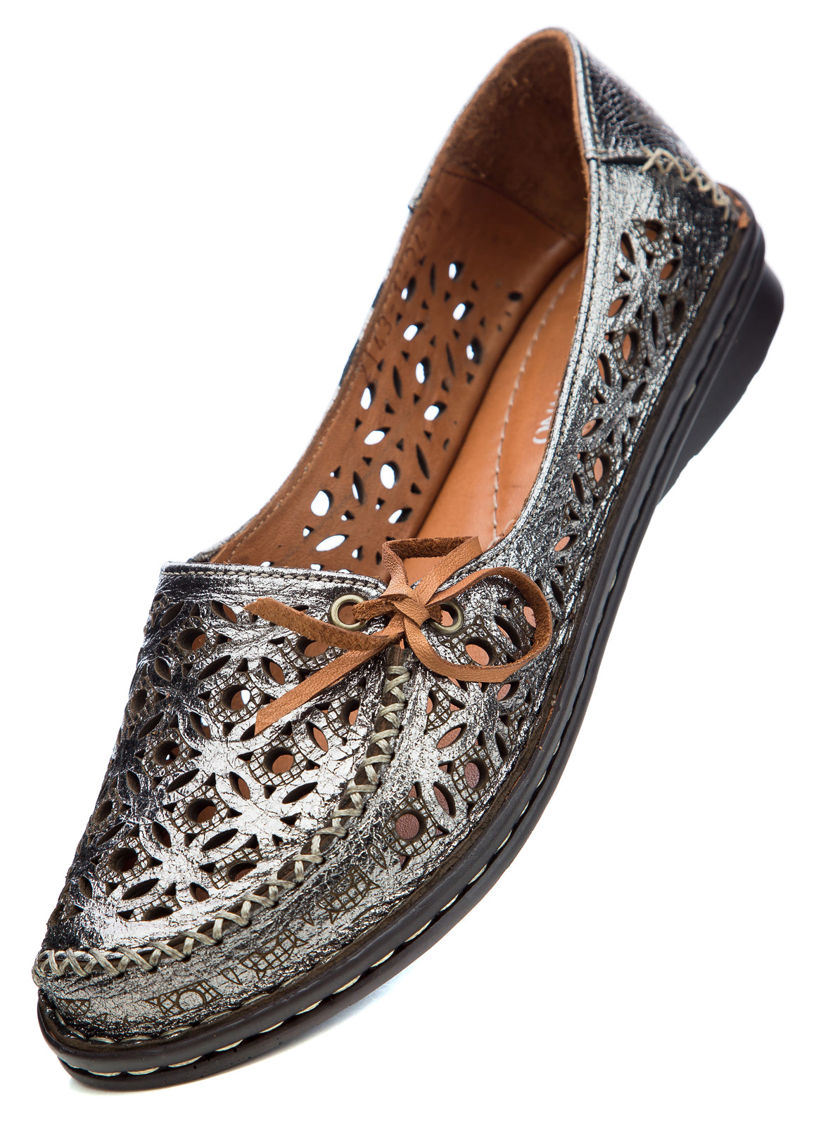 

Туфли женские Sandalino (GM) 2143-1 24 серебрянные 37