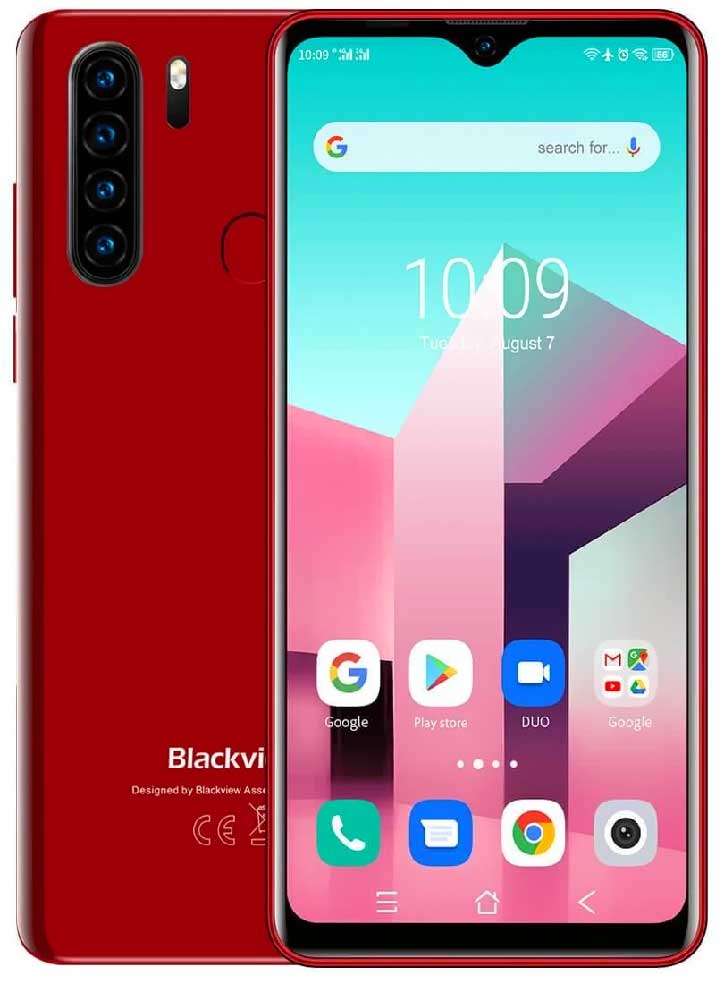 

Мобильный телефон Blackview A80 Plus (4+64Gb, АКБ 4680 мАч) Red