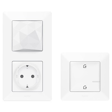 

Стартовый набор Legrand Netatmo (шлюз WiFi+smart-розетка 16А+выкл."Дома/не дома"). Белый