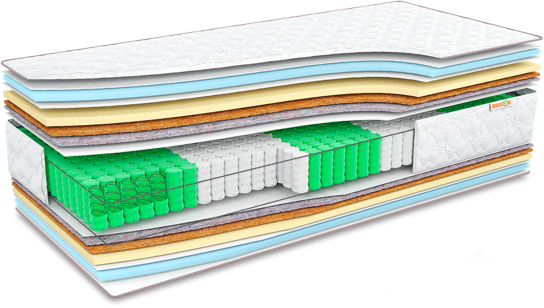 

Матрас Musson Элит Мемори Dual 160x200 см