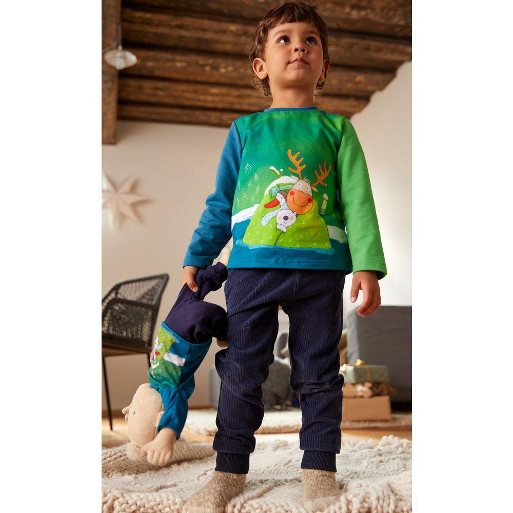 

Кофта для мальчика "Зимние звери" Jako-o 128-134 см (31496)