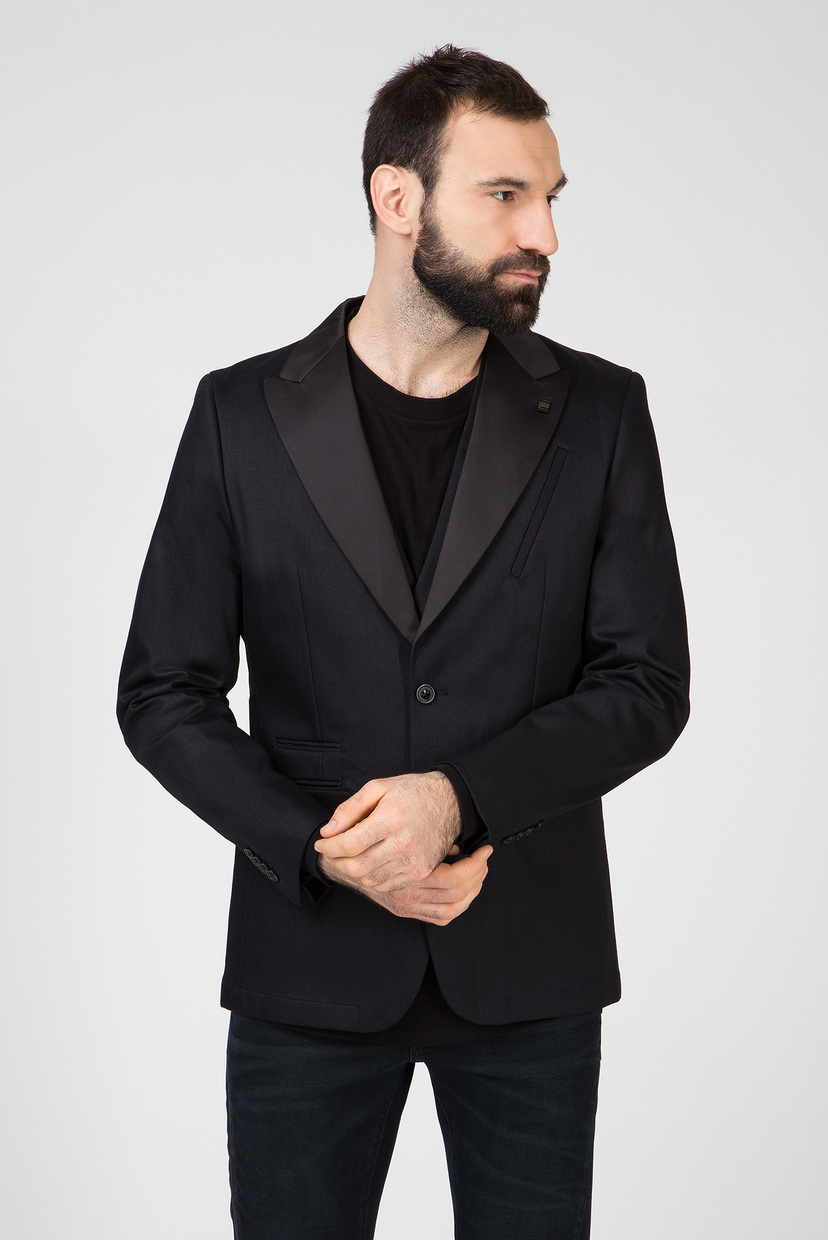 

Мужской черный джинсовый блейзер Tuxedo G-Star RAW L D15522,B795
