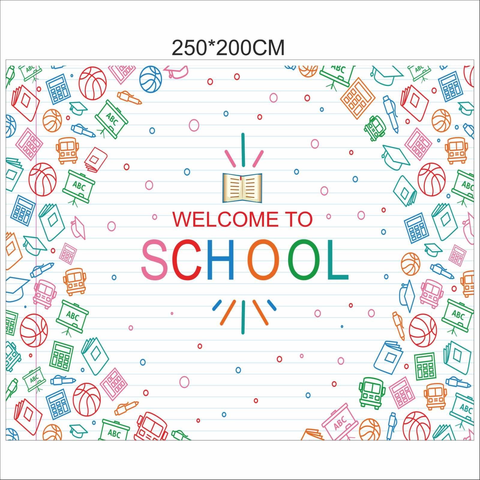 

Фотозона Vivay на 1 вересня Welcome to school 250x200 см (6676)
