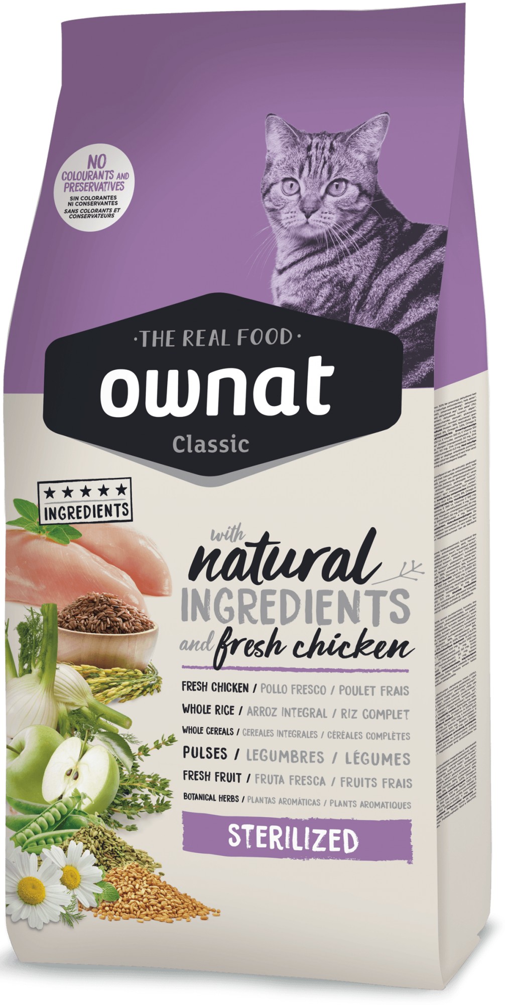 

Сухой корм для стерилизованных кошек Ownat Classic Sterilized (Cat) 15 кг