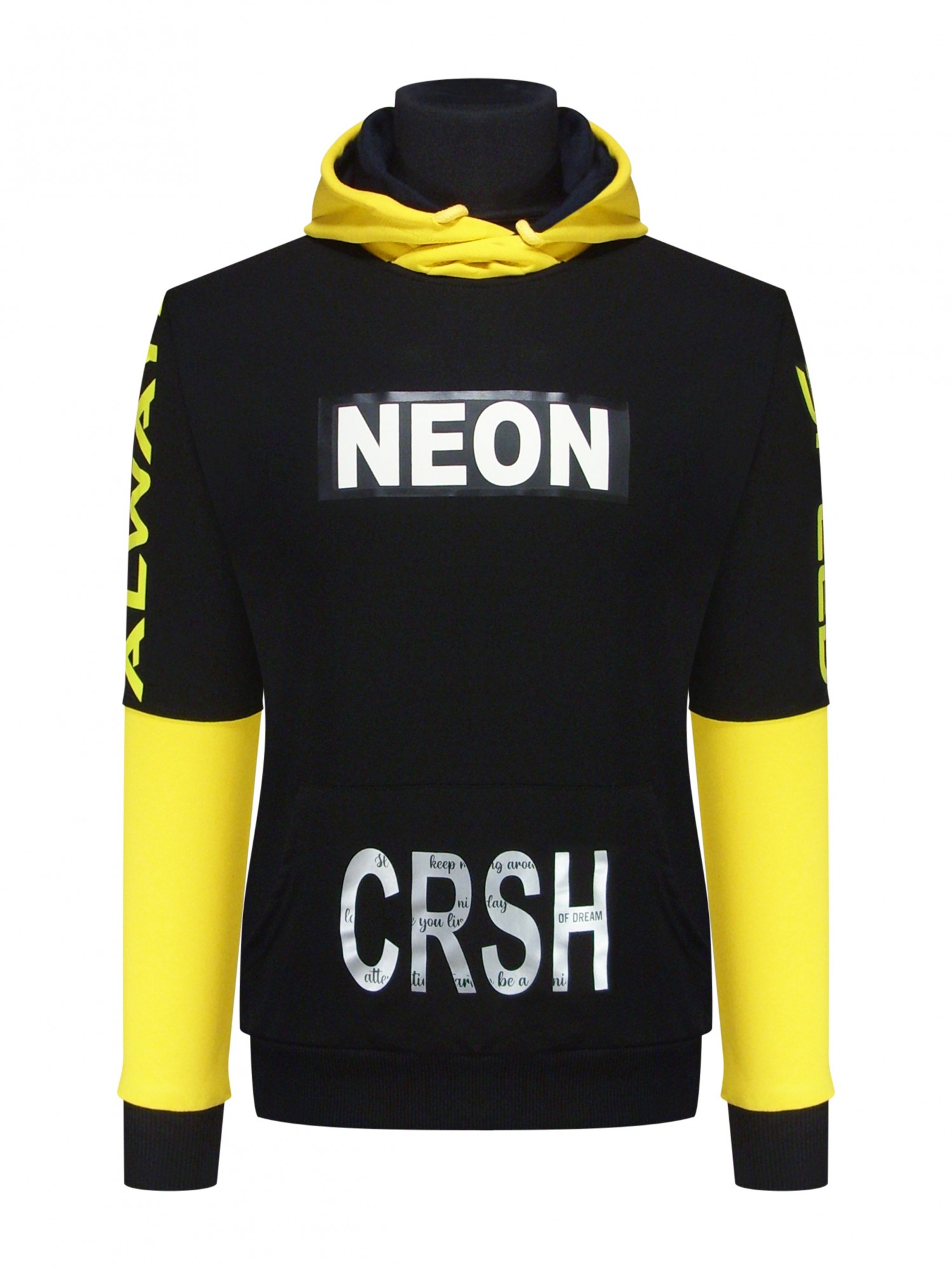 

Худі Bold Junior 6763 176 см Чорний з жовтим