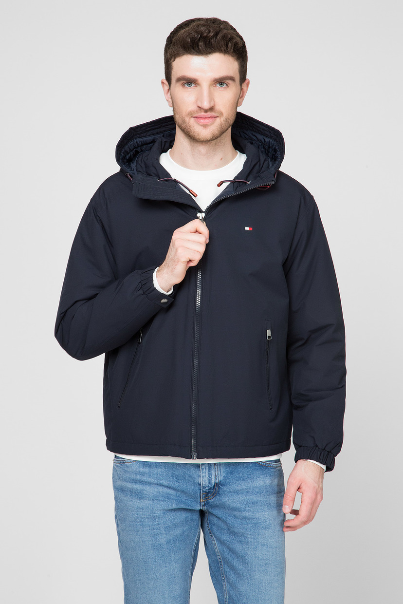 

Мужская темно-синяя куртка HOODED BLOUSON Tommy Hilfiger XXL MW0MW12007