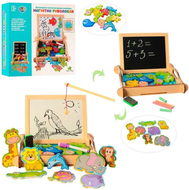 

Развивающая игрушка Рыбалка с досточкой METR+ MD 2139 деревянная