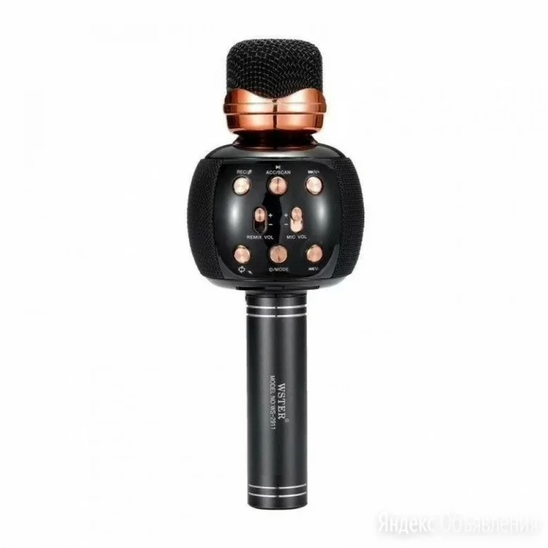 

Микрофон караоке WSTER M137 с колонкой (Black)