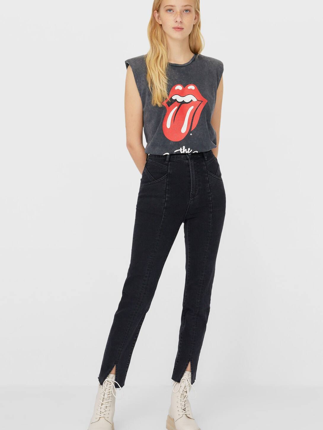 

Джинсы Stradivarius 04868721708 40 Черные