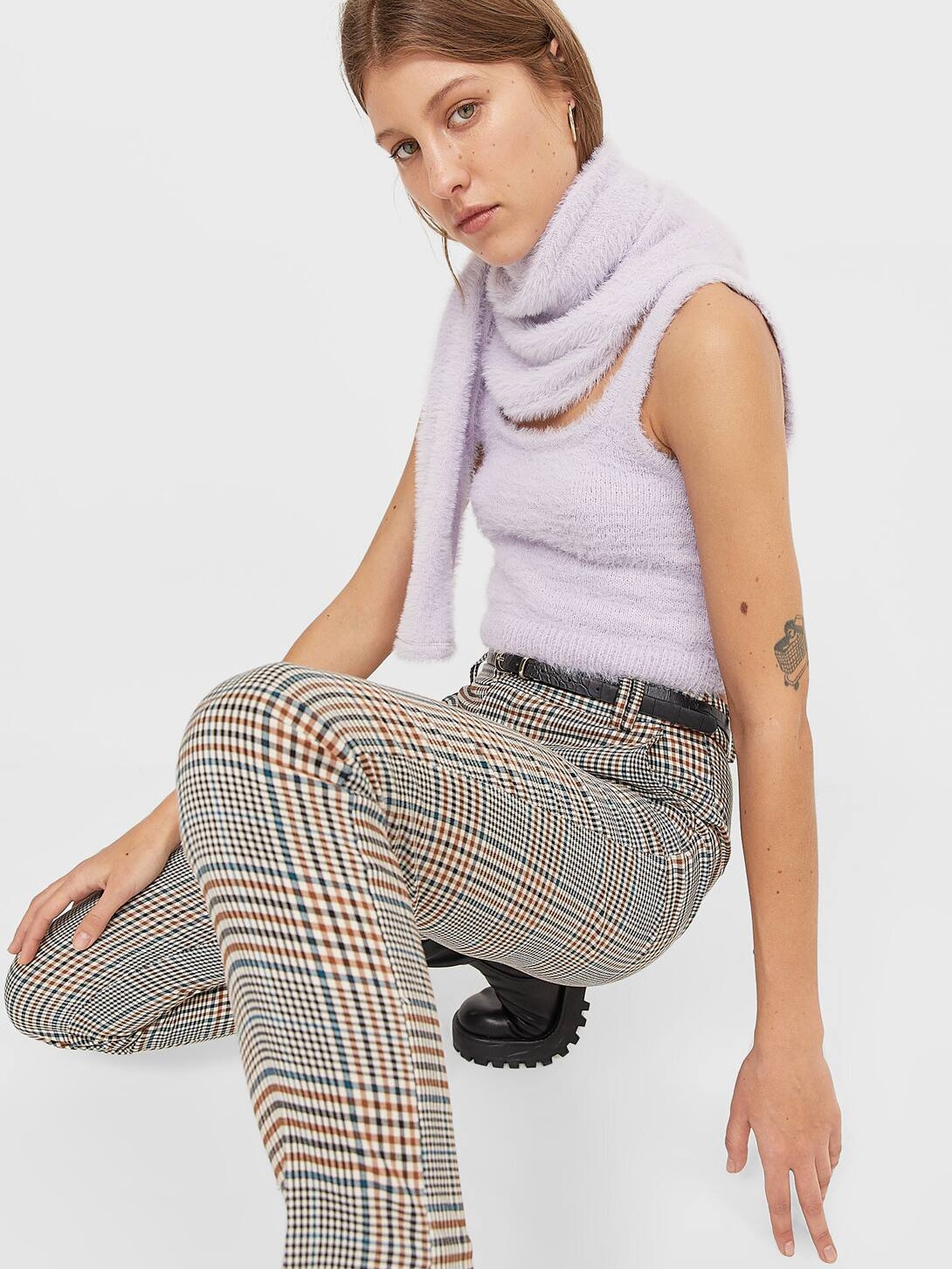 

Брюки Stradivarius 04504325502 38 Принт