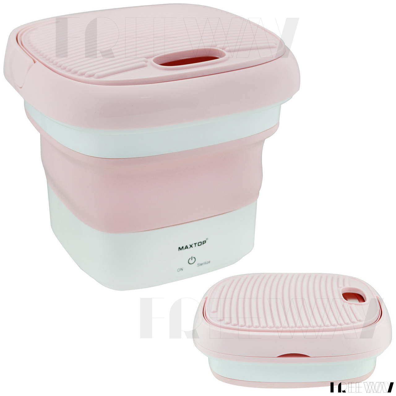 Складная мини стиральная машина силиконовая Maxtop MP-2690 (M24L30 ...