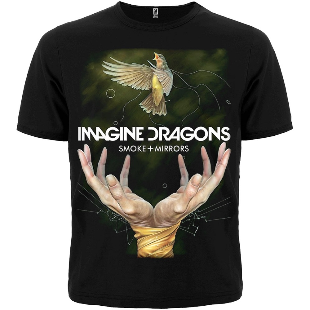 

Футболка Rockway Imagine Dragons "Smoke+Mirrors" Черный , Размер XXXL