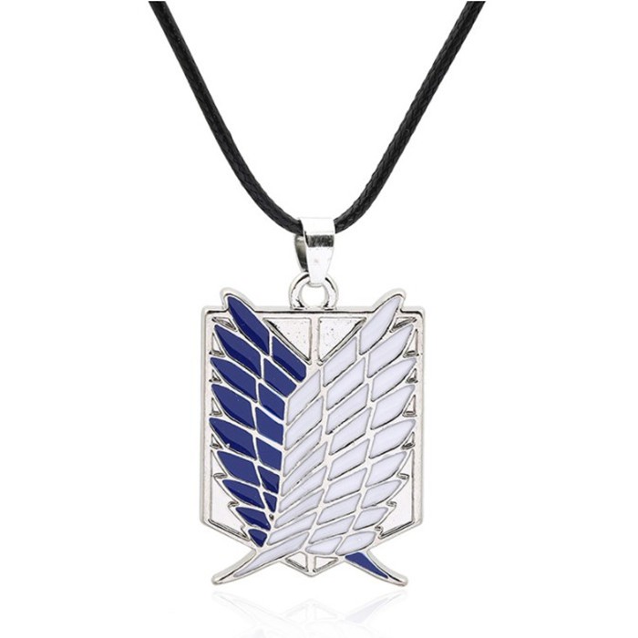 

Аниме кулон FILEX Серебряный Атака Титанов (Shingeki no Kyojin) Синий с белым