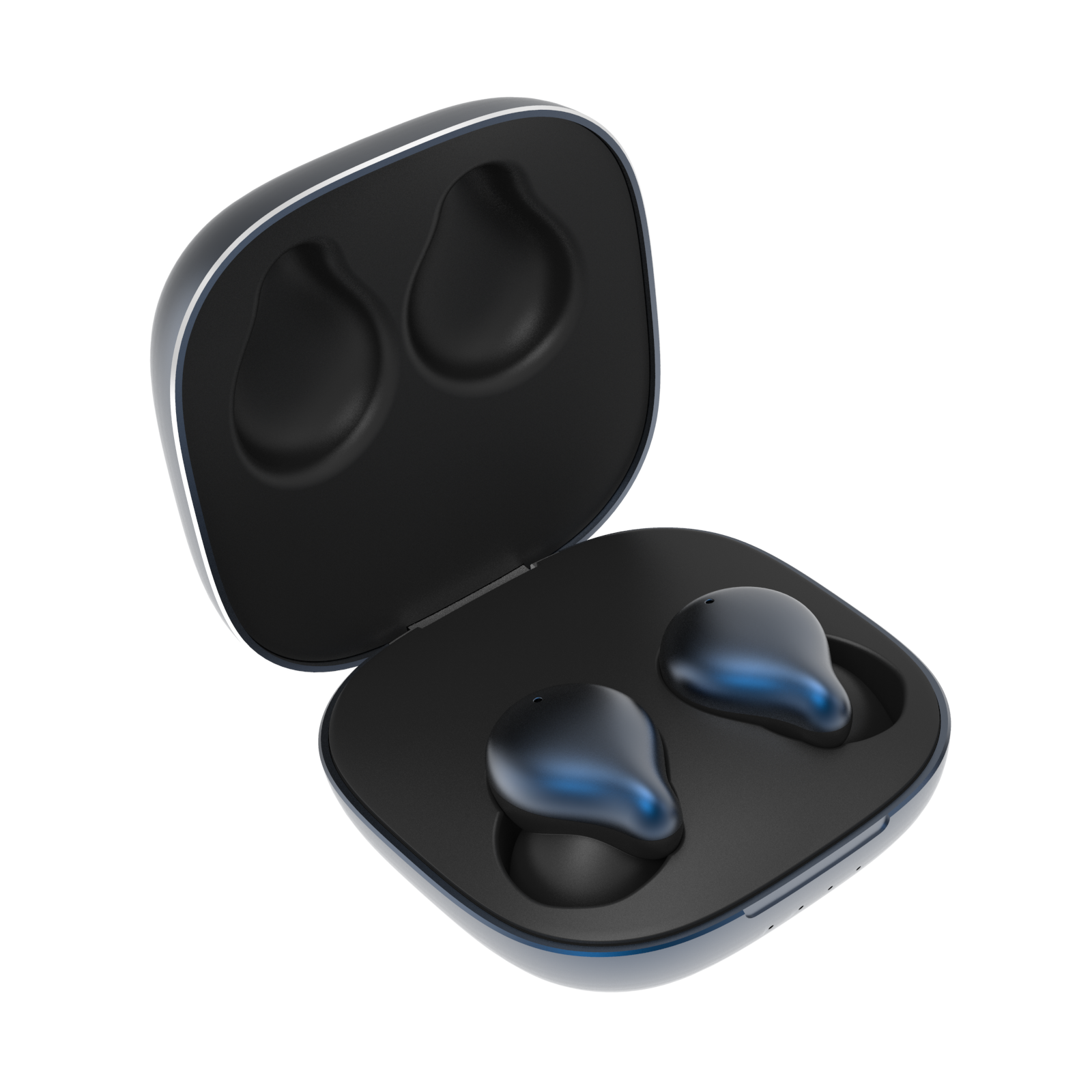 

Беспроводные Bluetooth наушники Earbuds M20 в металлическом кейсе (Синий)