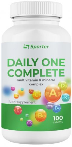 

Витаминно-минеральный комплекс Sporter Daily one Complete 100 таблеток (4820249720271)