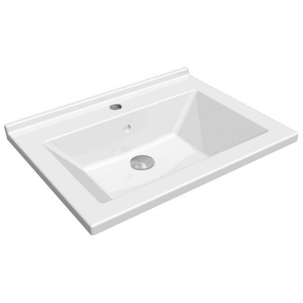 

Раковина Idevit Merkur 0201-5605 Белая (0201-5605)