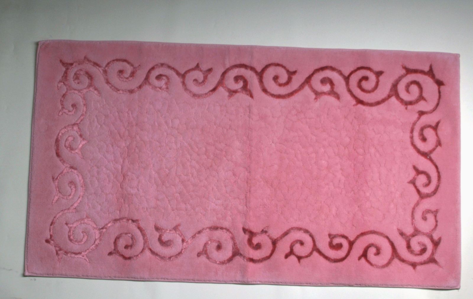 

Ковер Cotton Life 60*110/вензель розовый 0/0/2