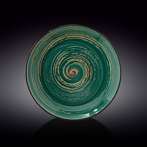 

Тарелка глубокая Wilmax Spiral Green WL-669528 / A (28,5 см, 500 мл)
