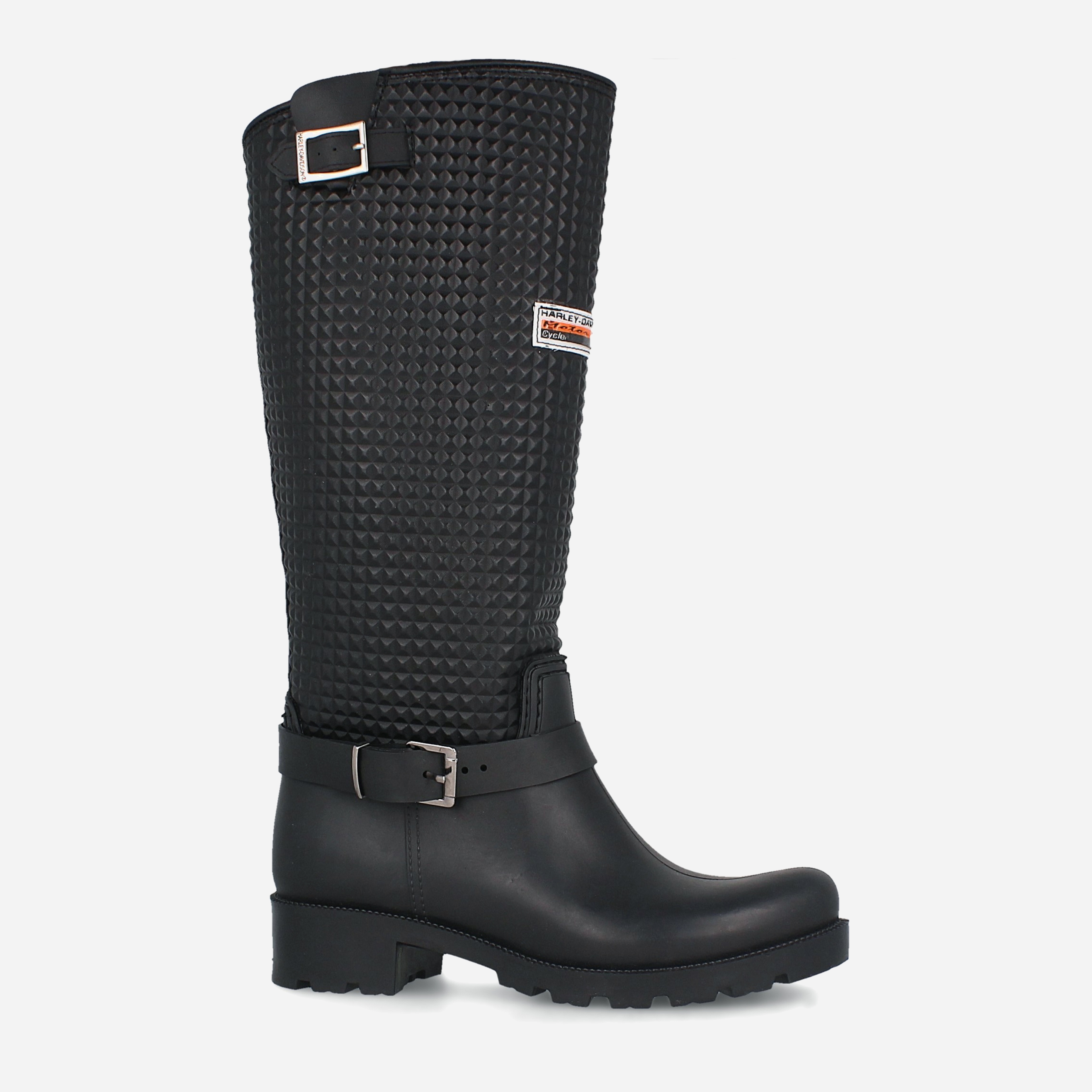 

Резиновые сапоги Harley Davidson Rain Print High 101185-27 36 22.5 см Черные