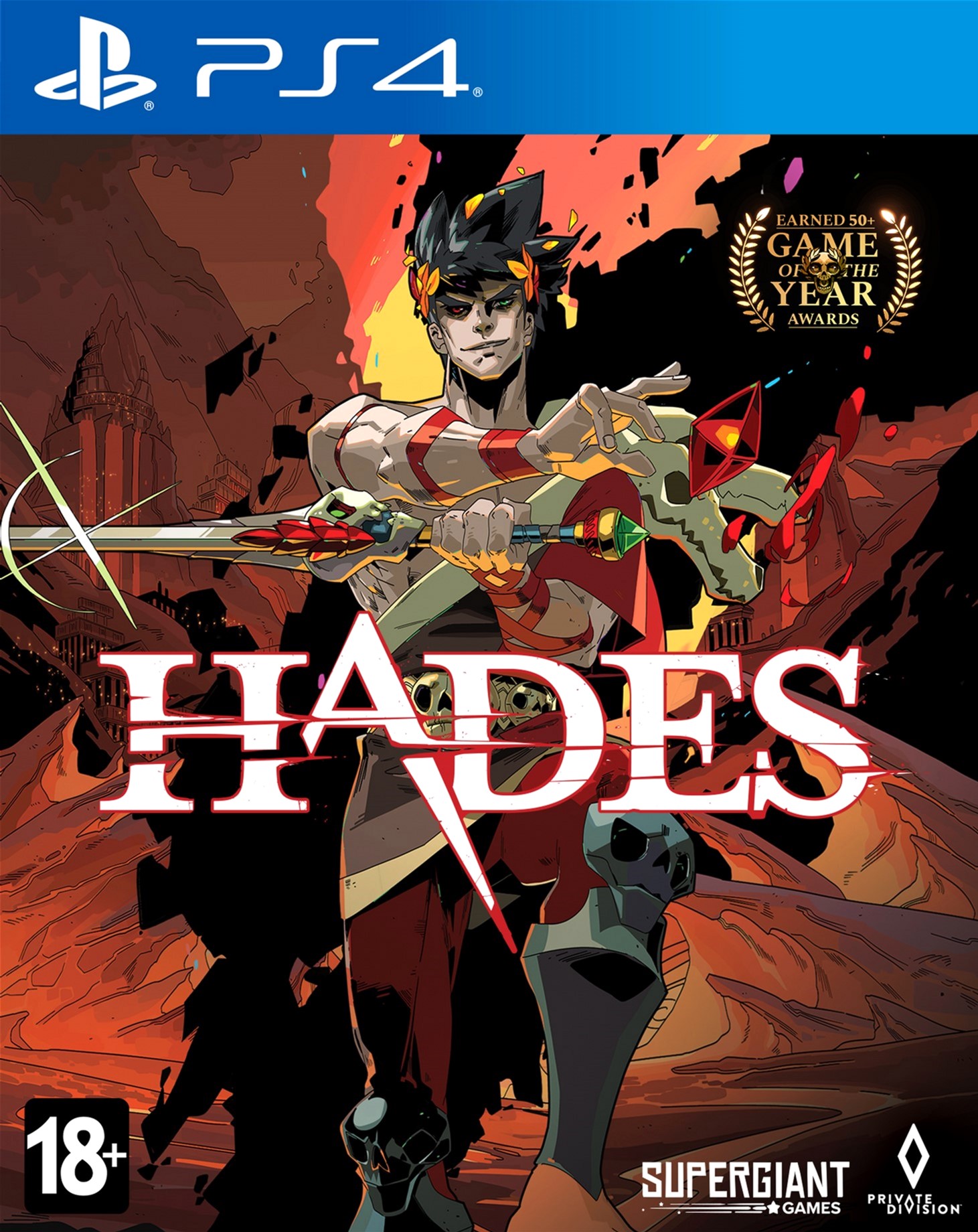 

Игра Hades для PS4 (Blu-ray диск, Russian version)