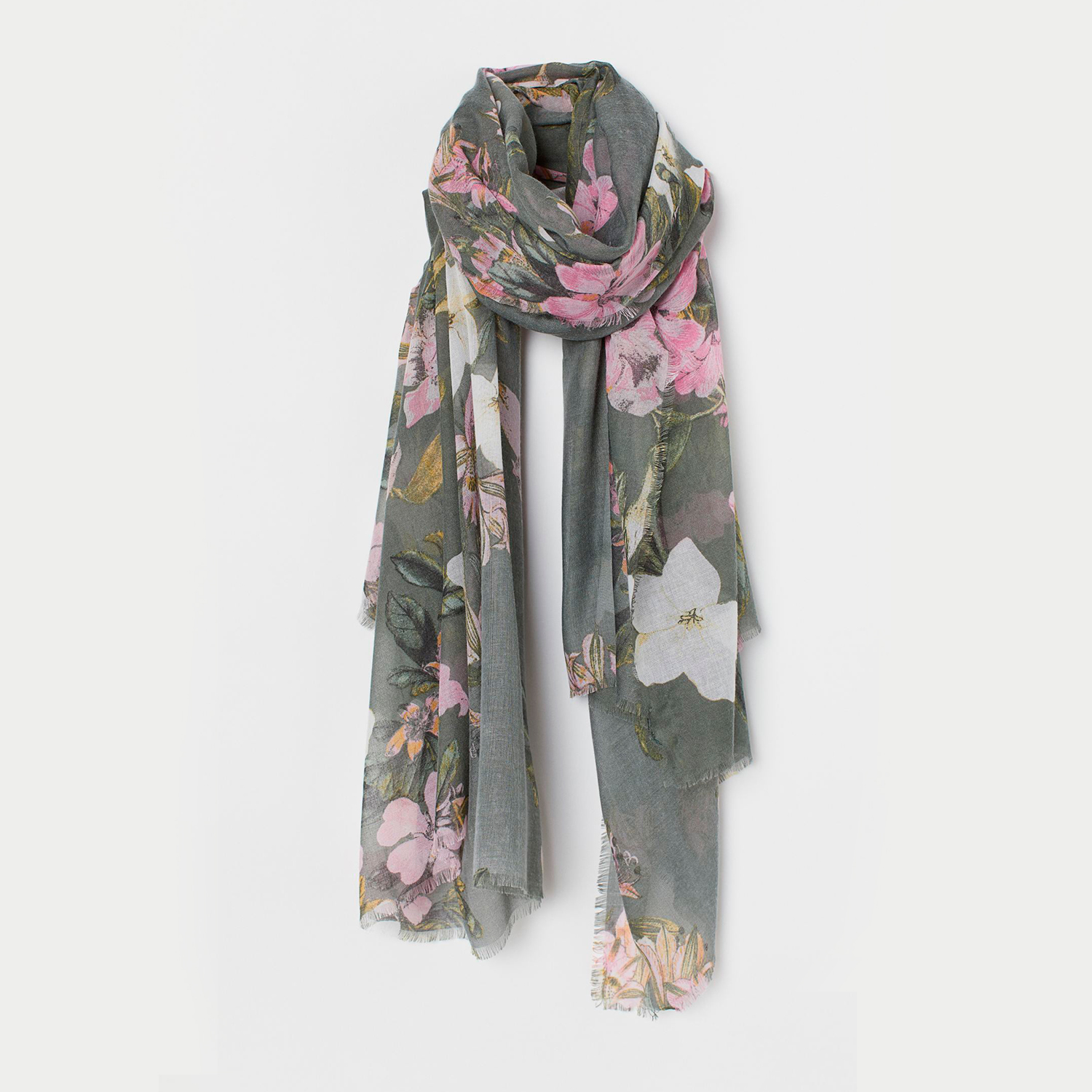 

Шарф H&M 7536922sdm One Size Темно-зеленый