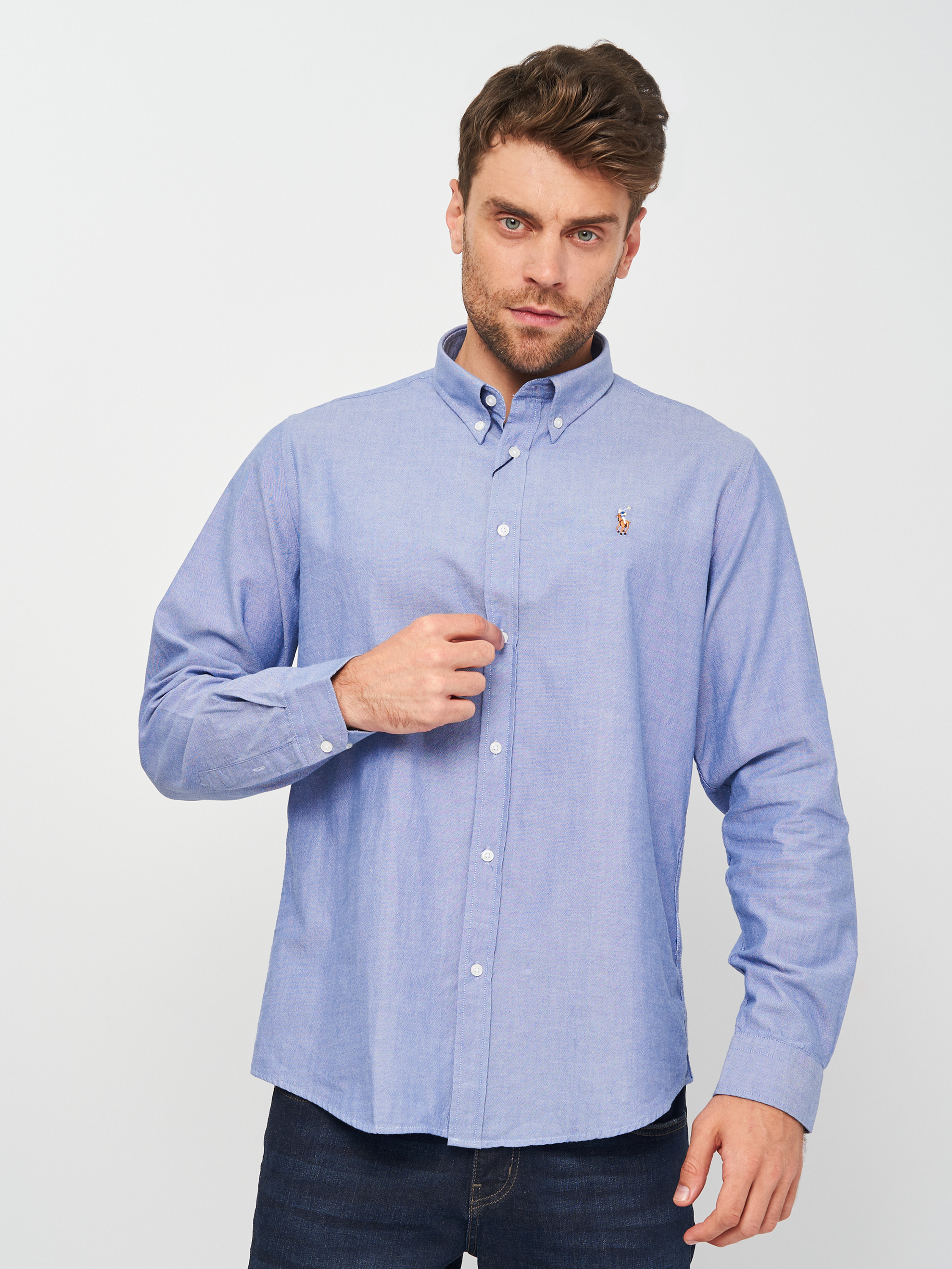 

Рубашка Polo Ralph Lauren 10694.51 XL (50) Голубая