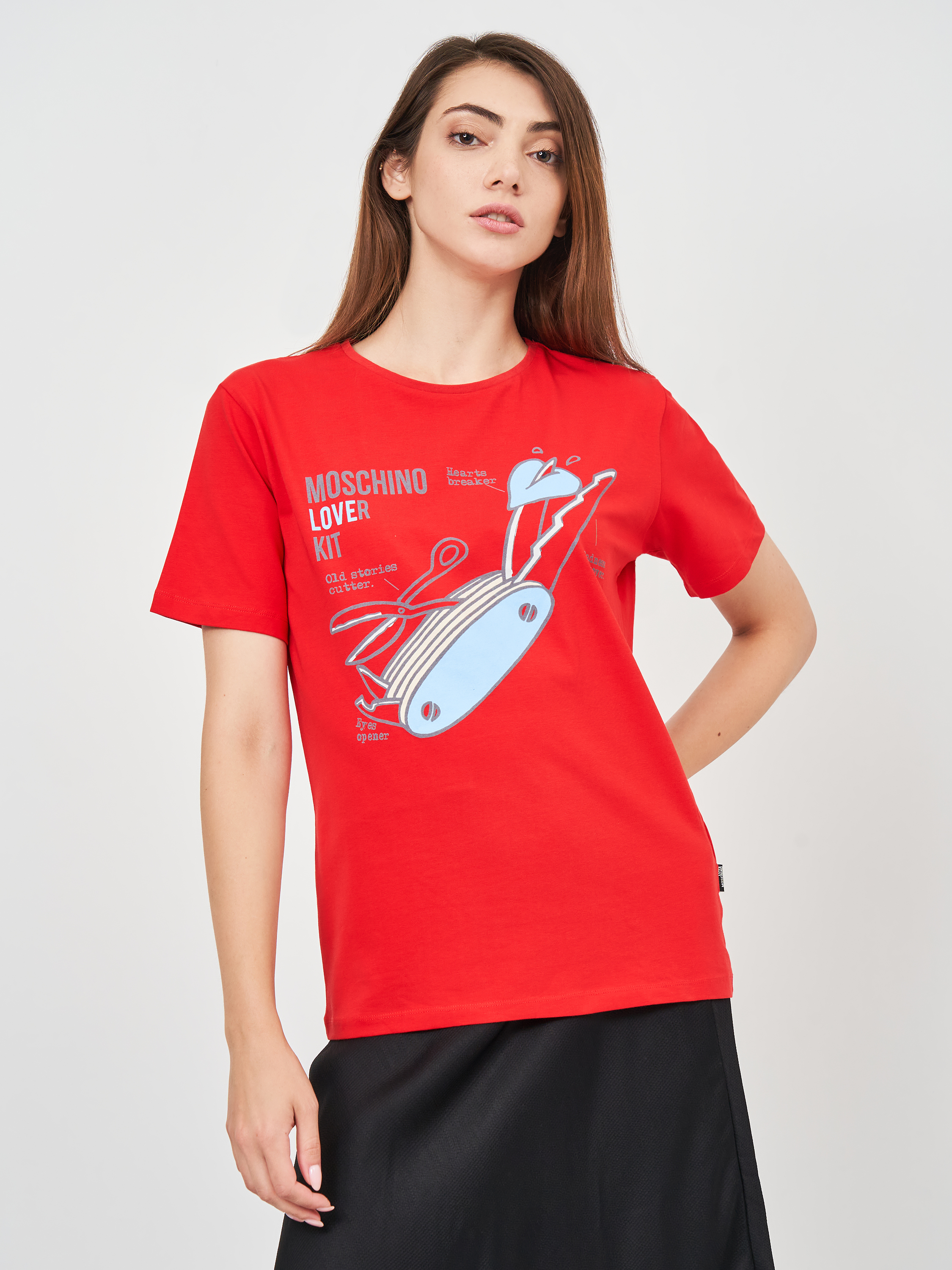 

Футболка Love Moschino 5794.20  (46) Красная, Футболка Love Moschino 5794.20 M (46) Красная