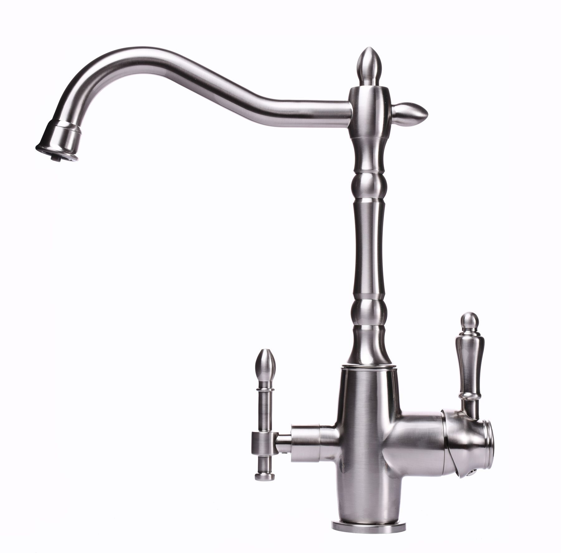 

Смеситель для кухни с подключением к фильтру Globus Lux GLLR-1000-8-STSTEEL (SX702872)
