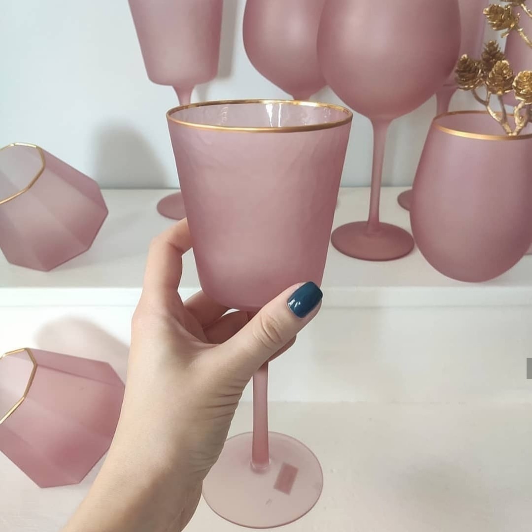

Набор бокалов DS Lady Pink для белого вина 350 мл 4 шт