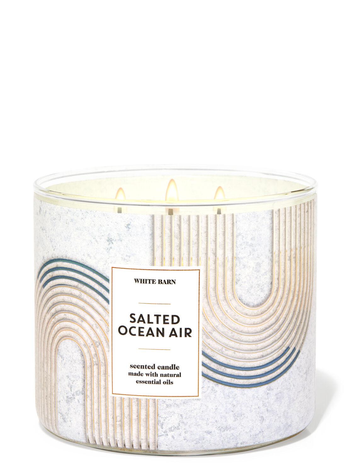 

Свеча ароматизированная SALTED OCEAN AIR Bath & Body Works BBW0158W 411 г Разноцветный