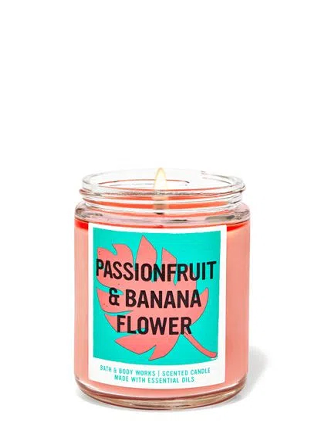 

Свеча ароматизированная Bath & Body Works PASSIONFRUIT & BANANA FLOWER Bath and Body Works BBW0420W 198 г Розовый