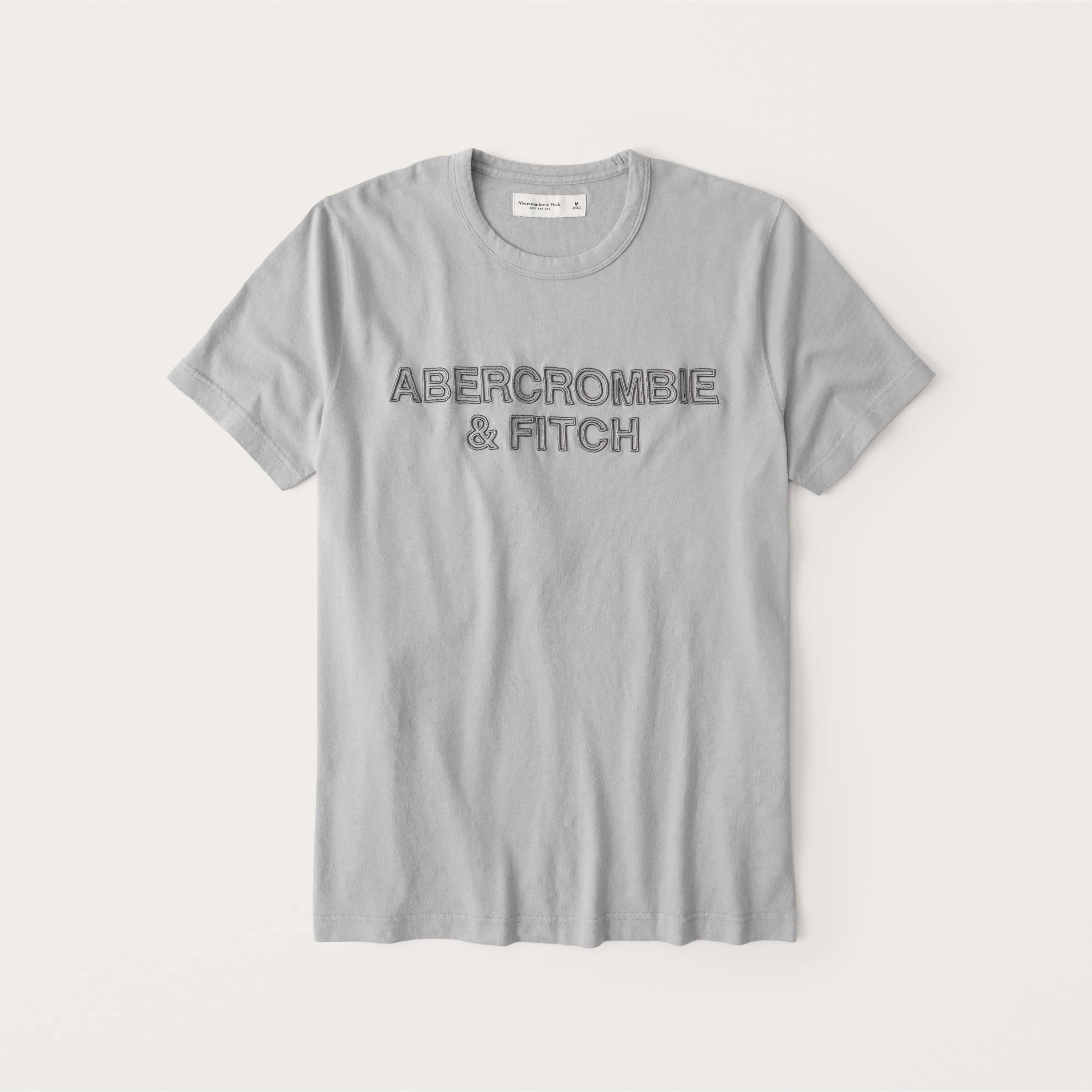 

Футболка Abercrombie & Fitch AF8629M  Серый, Футболка Abercrombie & Fitch AF8629M M Серый
