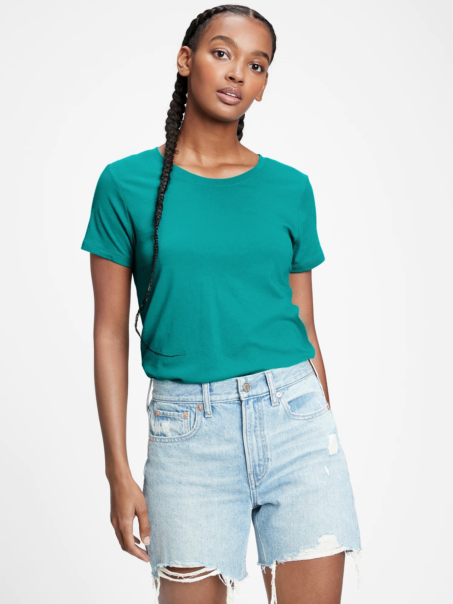 

Футболка GAP GA0762W  Зелёный, Футболка GAP GA0762W S Зелёный