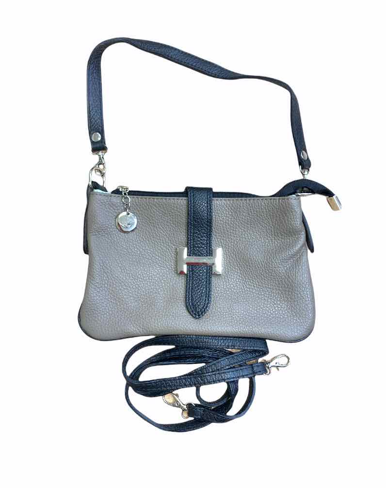 

Клатч Italian Bags 3361_taupe_black Кожаный Таупе