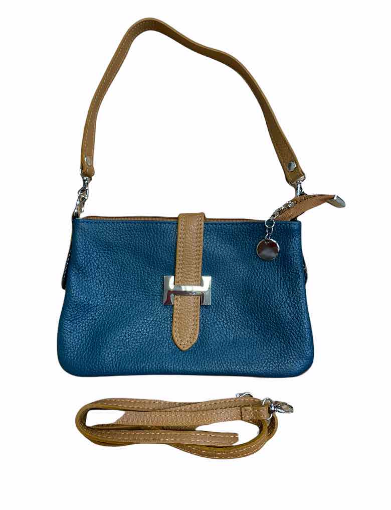 

Клатч Italian Bags 3361_petrolio_cuoio Кожаный Синий