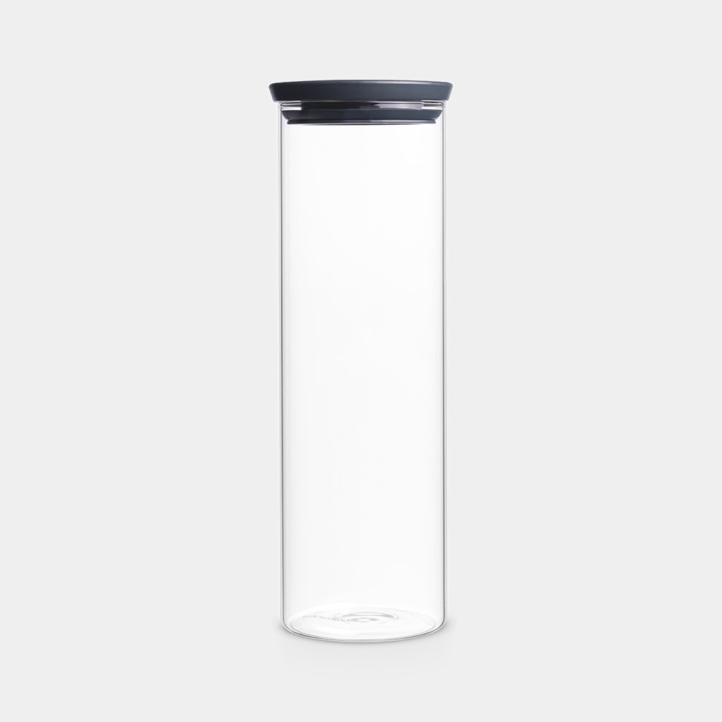 

Модульная стеклянная банка 1,9 л Brabantia 298240 темно-серая крышка