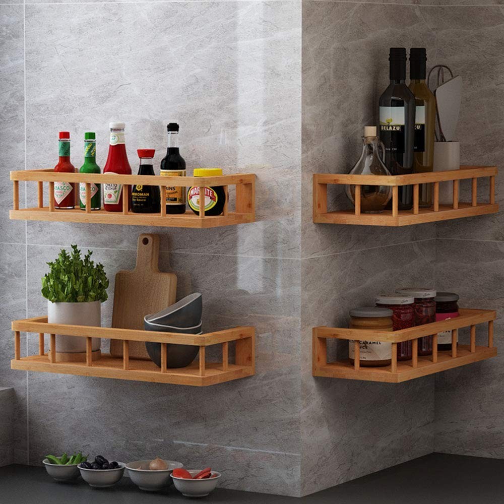 

Кухонная полка из натурального дерева MIZ Сакаба ваниль настенная/настольная 37х15х8 см (MIZ-ПНС-000902)