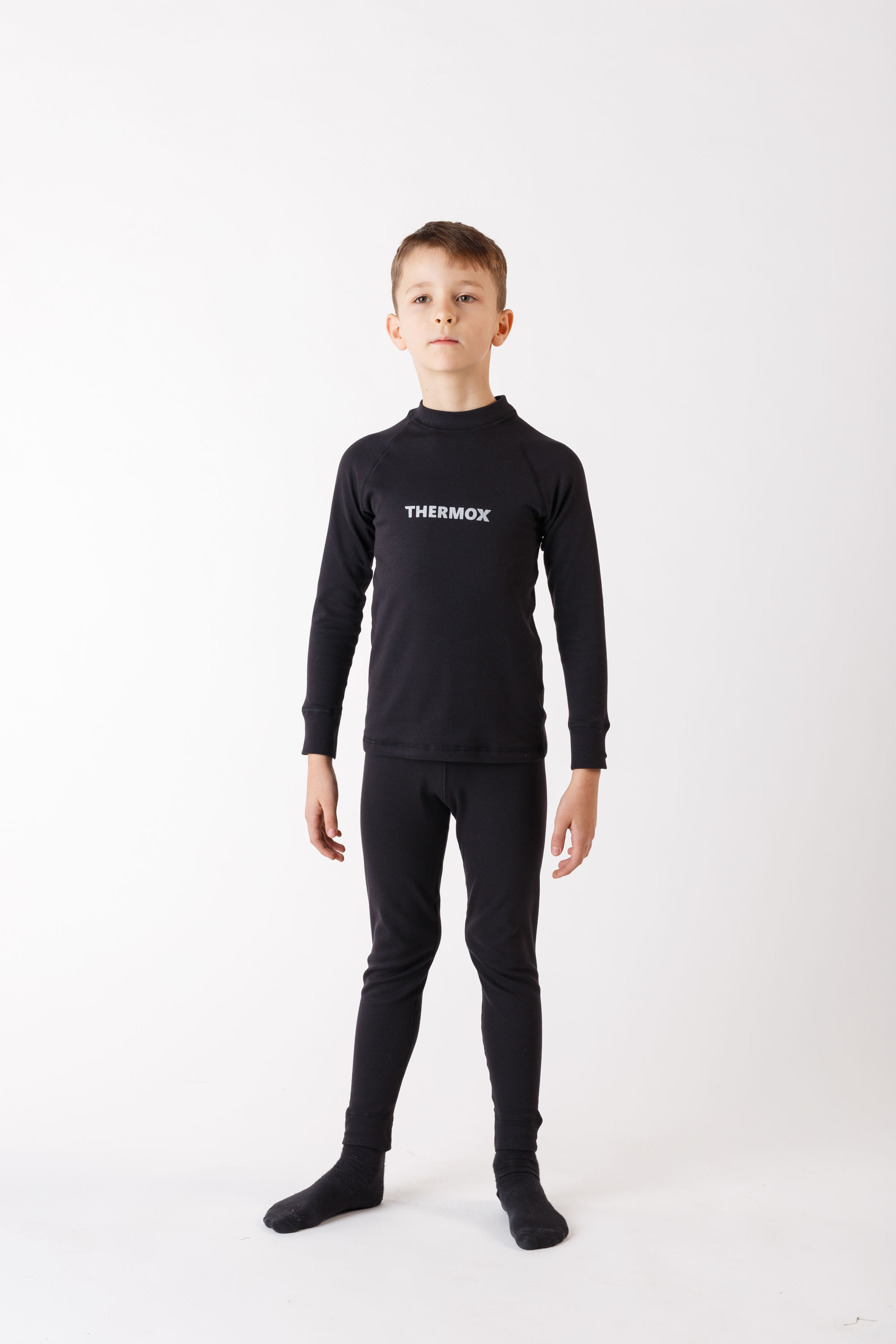 

Комплект детского термобелья ThermoX Alex для мальчиков 104-110 см Черный