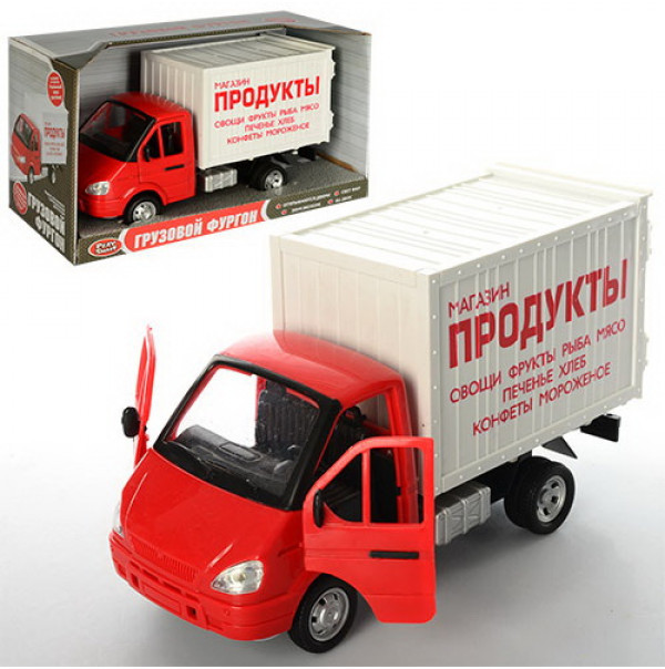 

Детская машинка инерционная Газель "Продукты" 9077-А/В