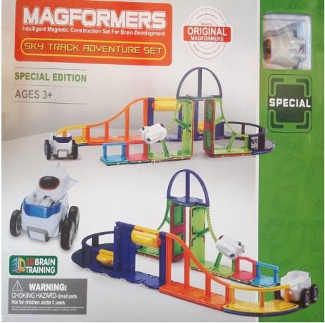 

Детский магнитный трек конструктор Magformers LQ644/45 от 3 лет, Подарок для мальчика, Пакунок малюка