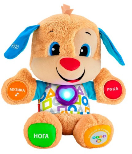 

Интерактивная игрушка Fisher-Price Умный щенок Smart stages на украинском (FPN91)