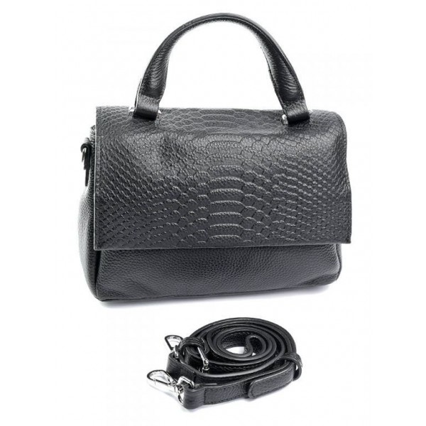 

Сумка кожаная женская Parse 9033 Black