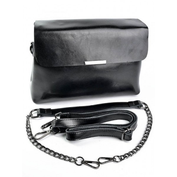 

Кожаная женская сумка Parse 3089 Black