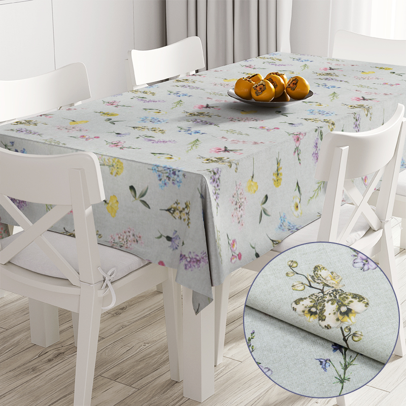 

Скатерть с акриловым покрытием Time Textile Flo Разноцветный TT170068 140x220